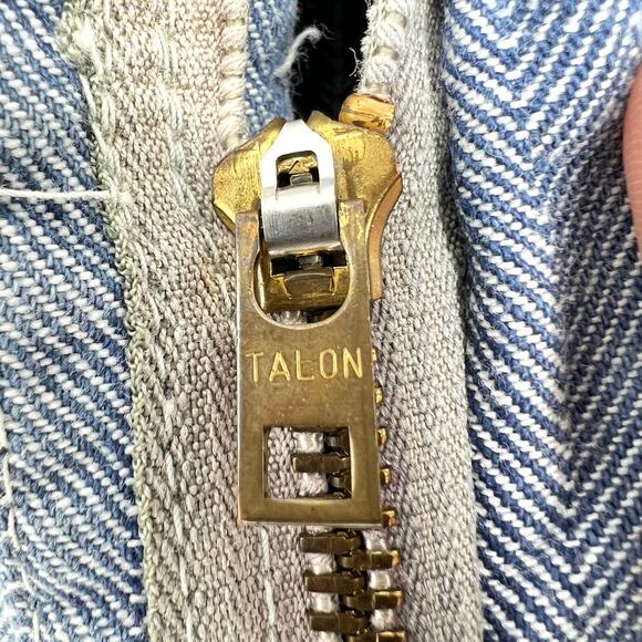 Vintage 70s Sears Mechanic Coveralls Michael Myers Talon Zipper Size 42 Mens - Picture 6 of 11